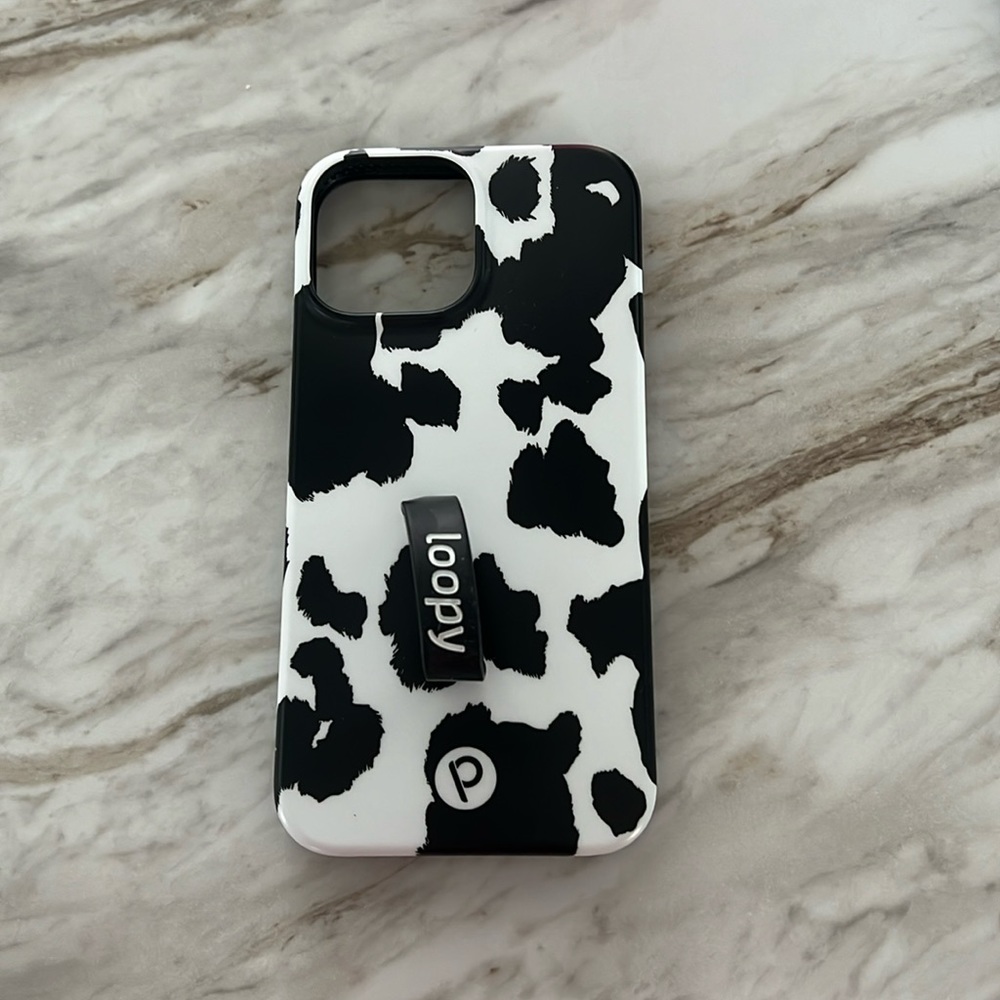 Loopy Cow Print phone case IPhone 12/13 pro max!
